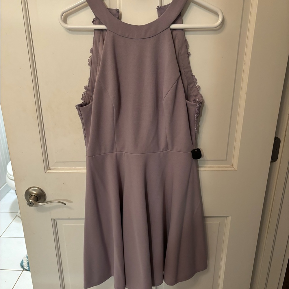 Jodi Kristopher Halter Cocktail Dress